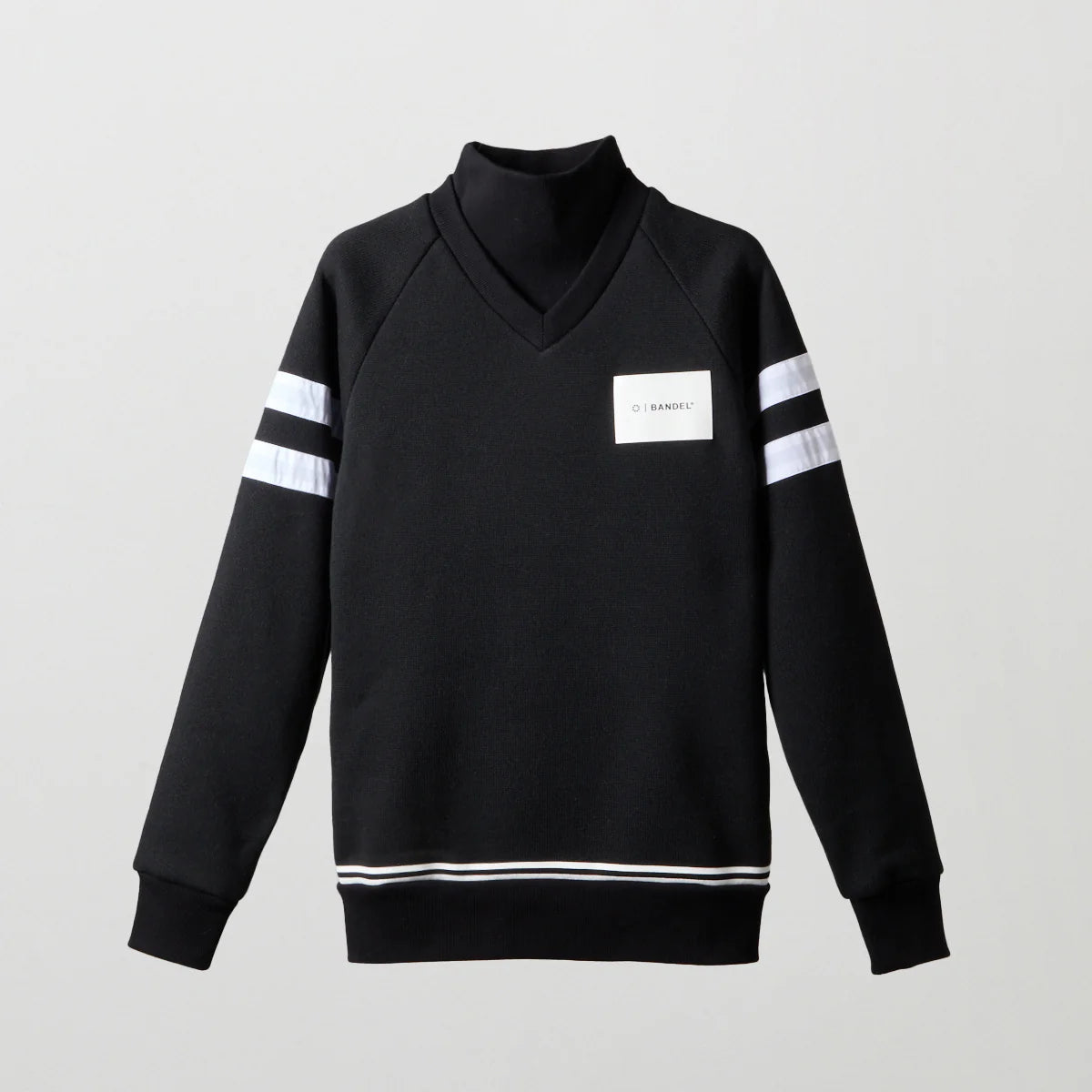 BANDEL GOLF ウィメンズ レイヤード ハイネックニット BLACK