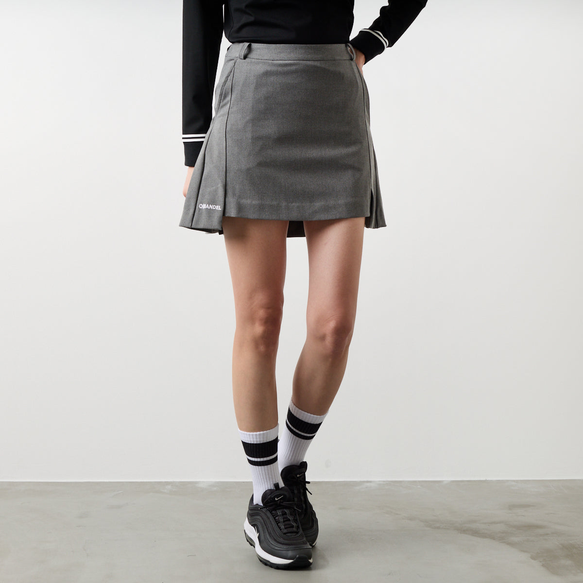 BANDEL GOLF バンデルゴルフ ウィメンズ バックサイドプリーツ スカート BGS-W5ABPSK GREY