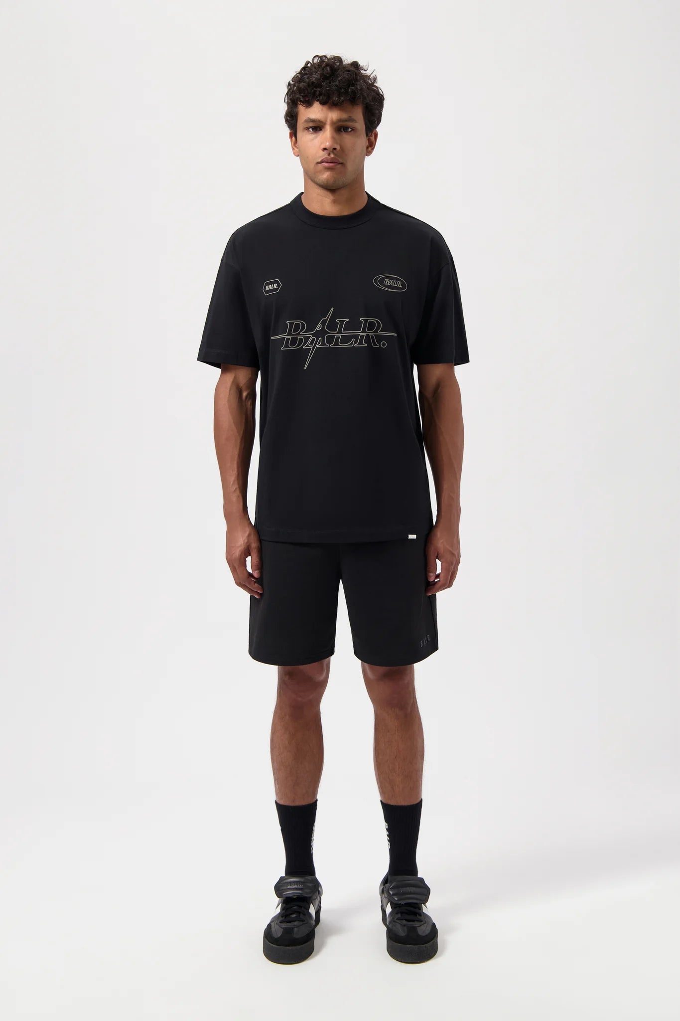 BALR. PING BOX T-SHIRT-BRIGHT BLACK