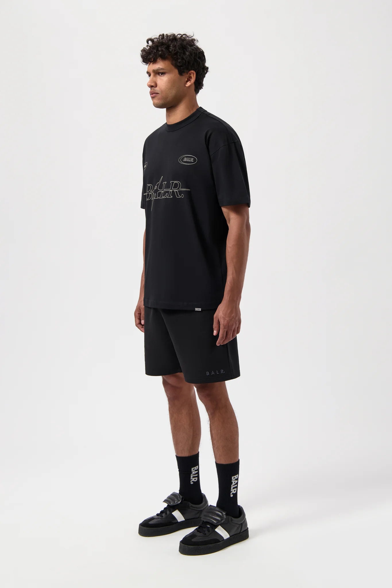BALR. PING BOX T-SHIRT-BRIGHT BLACK