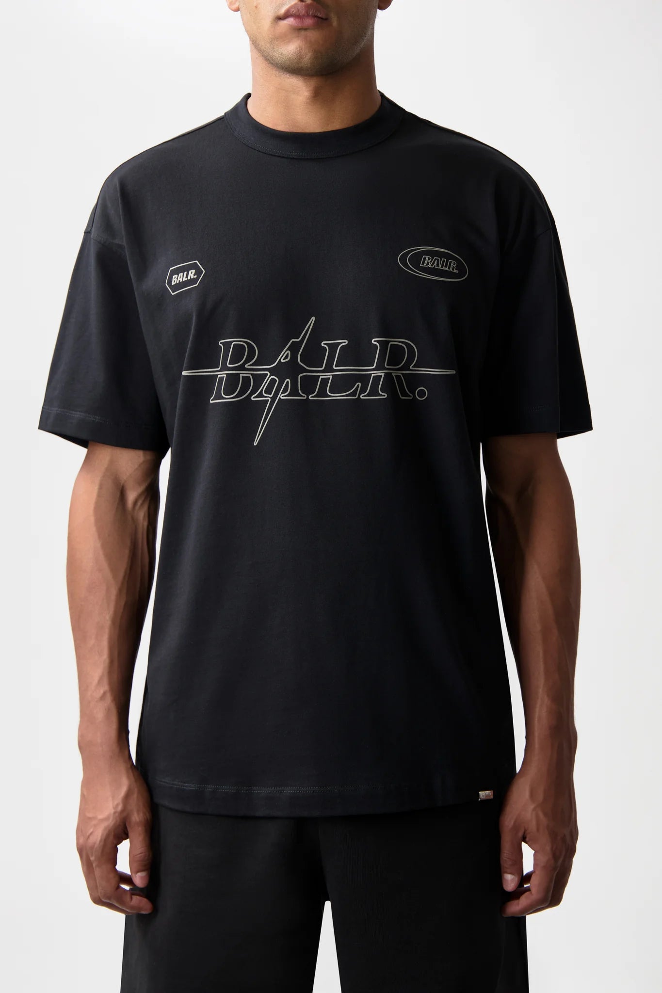 BALR. PING BOX T-SHIRT-BRIGHT BLACK