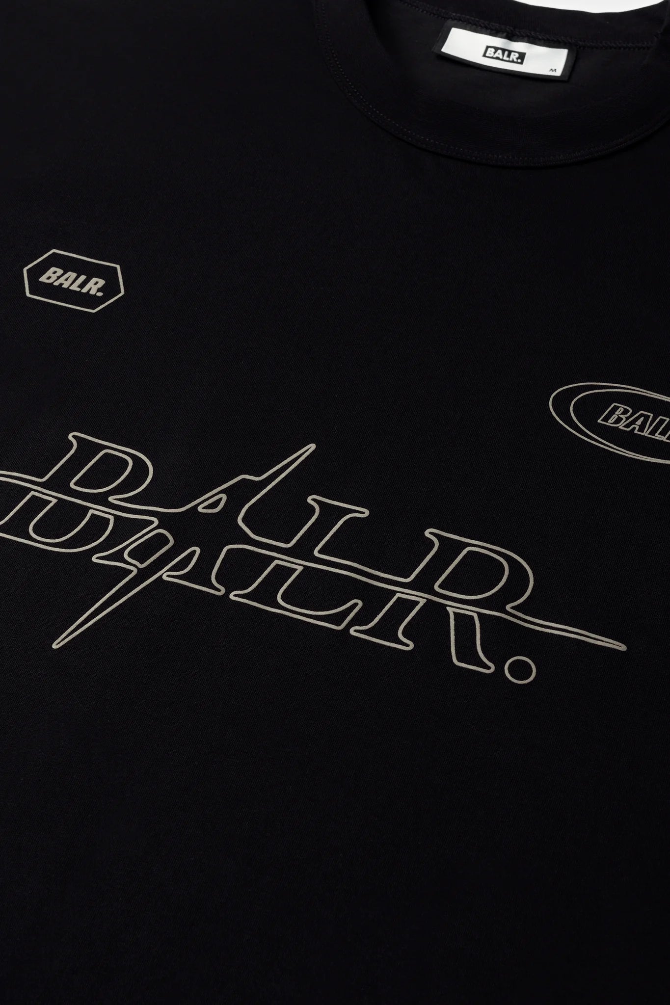 BALR. PING BOX T-SHIRT-BRIGHT BLACK