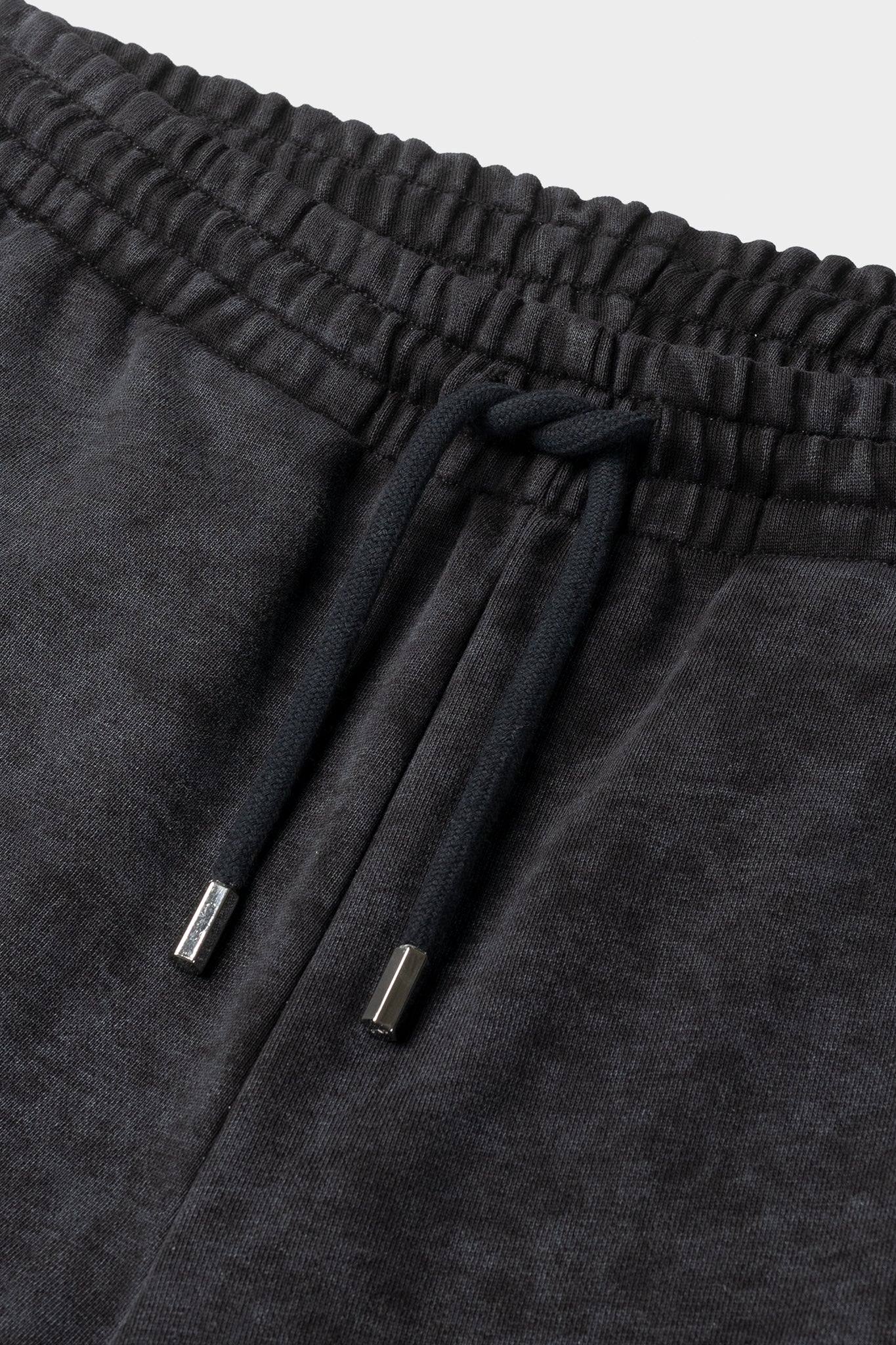 BALR. URBAN WASHED SWEAT SHORTS-JET BLACK