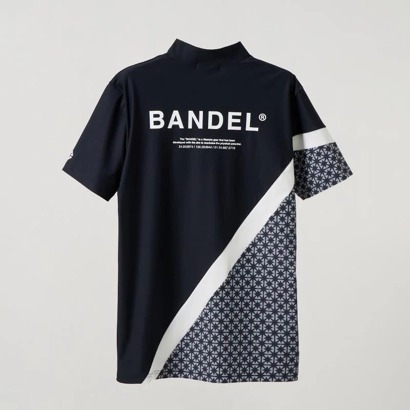 BANDEL ALLOVER SWITCH S/S MOCK NECK SHIRTS