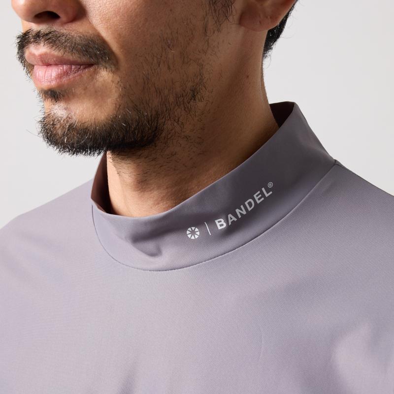 BANDEL ALLOVER SWITCH S/S MOCK NECK SHIRTS