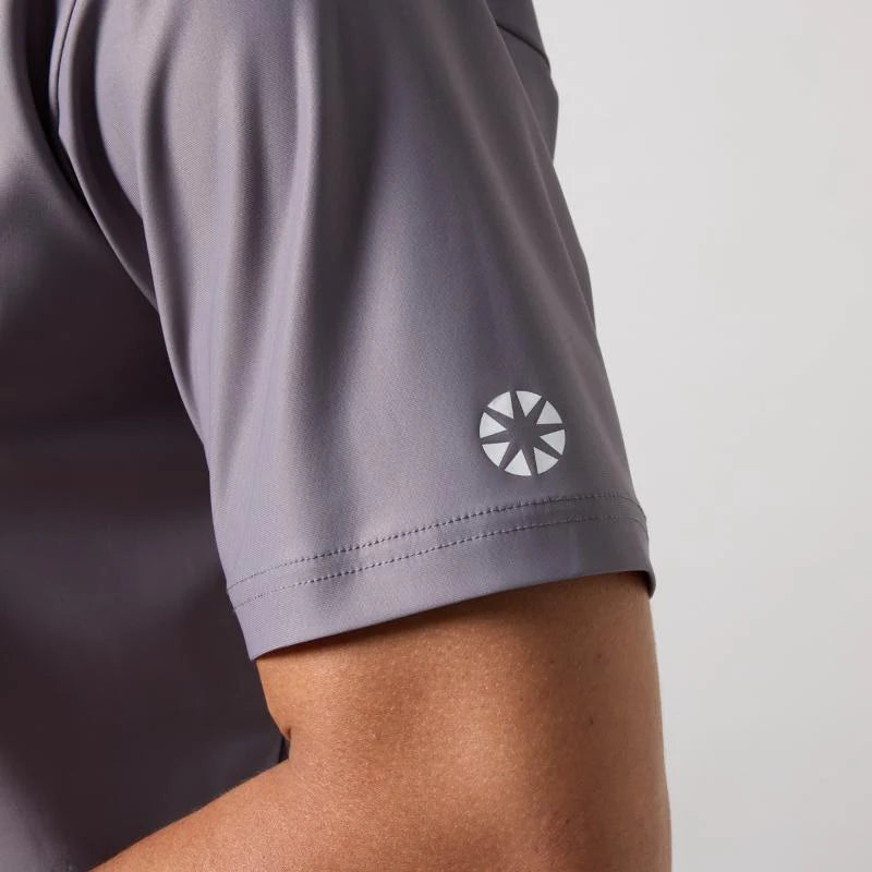 BANDEL ALLOVER SWITCH S/S MOCK NECK SHIRTS