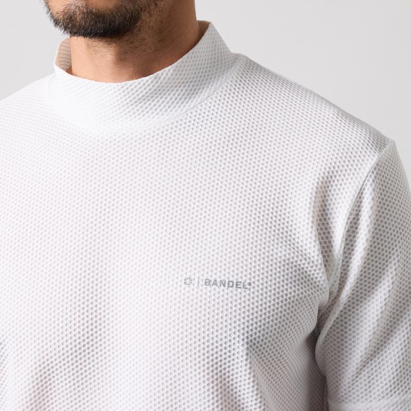 BANDEL GOLF DRYWAFFLE STRETCH S/S MOCK NECK SHIRTS