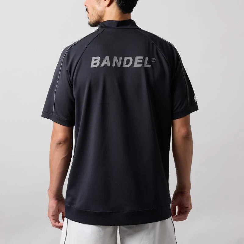 BANDEL PIPING REFLECTOR S/S MOCK NECK SHIRTS