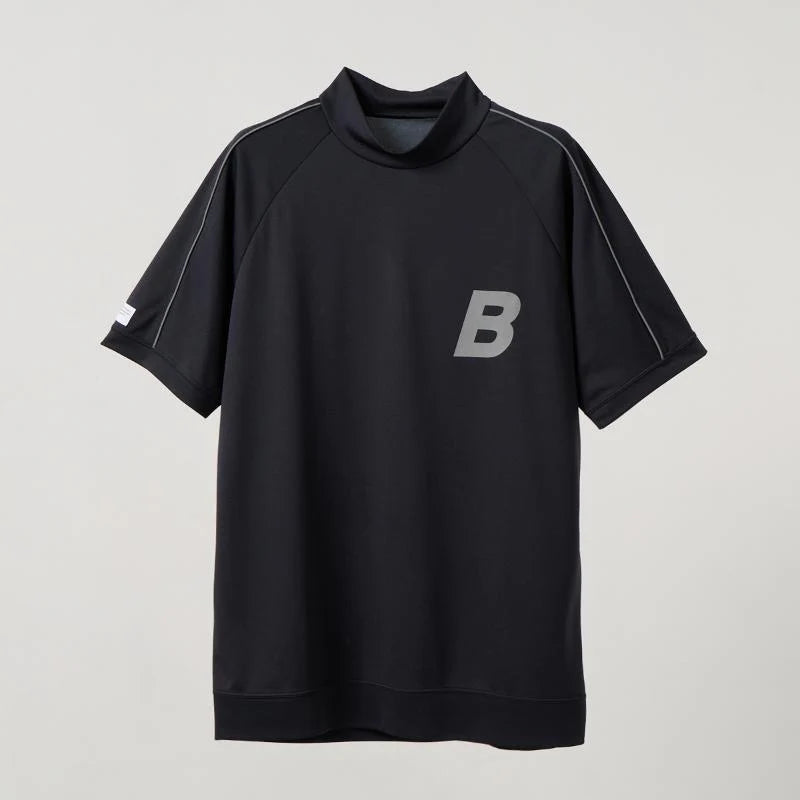 BANDEL PIPING REFLECTOR S/S MOCK NECK SHIRTS