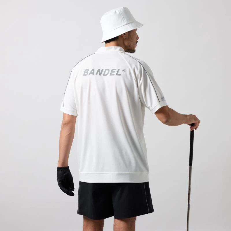 BANDEL PIPING REFLECTOR S/S MOCK NECK SHIRTS