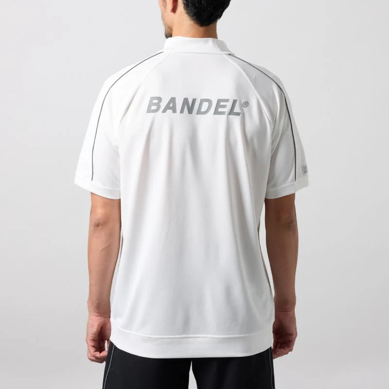 BANDEL PIPING REFLECTOR S/S MOCK NECK SHIRTS