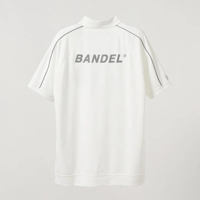 BANDEL PIPING REFLECTOR S/S MOCK NECK SHIRTS