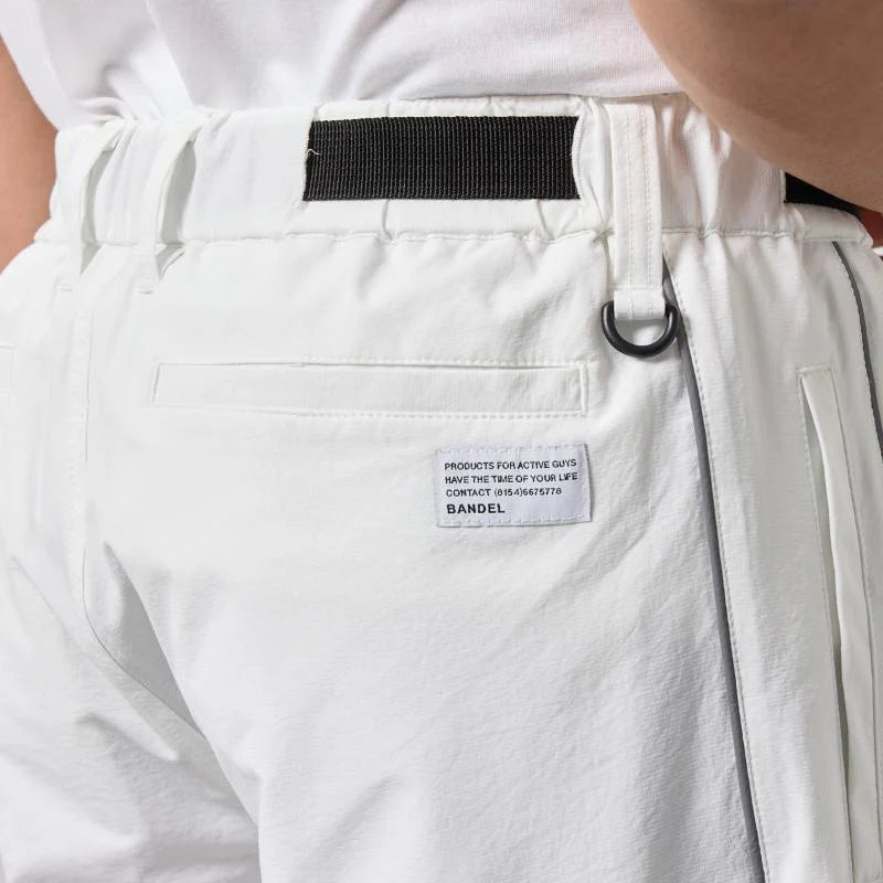 BANDEL GOLF PIPING REFLECTOR SHORT PANTS