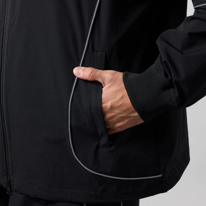 BANDEL GOLF PIPING REFLECTOR ZIP UP JACKET