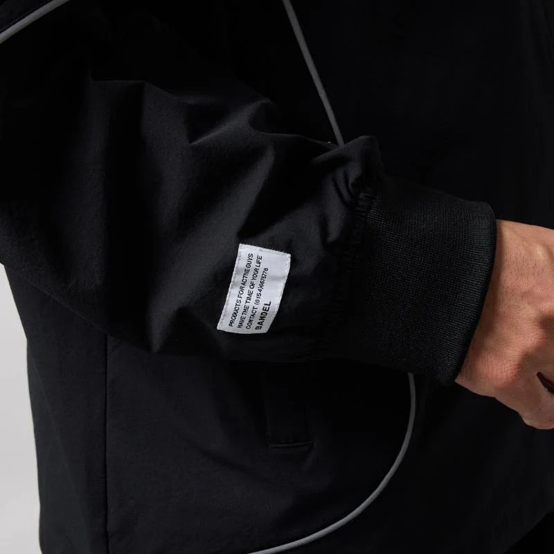 BANDEL GOLF PIPING REFLECTOR ZIP UP JACKET