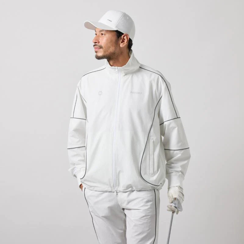 BANDEL GOLF PIPING REFLECTOR ZIP UP JACKET
