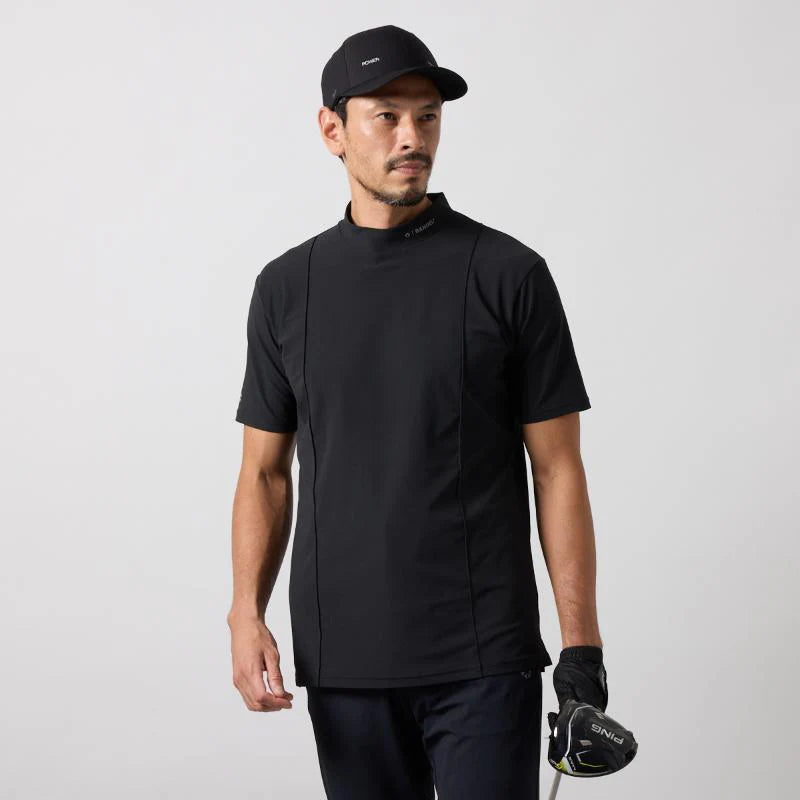 BANDEL SWITCH LOGO S/S MOCK NECK SHIRTS