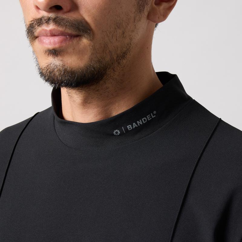 BANDEL SWITCH LOGO S/S MOCK NECK SHIRTS