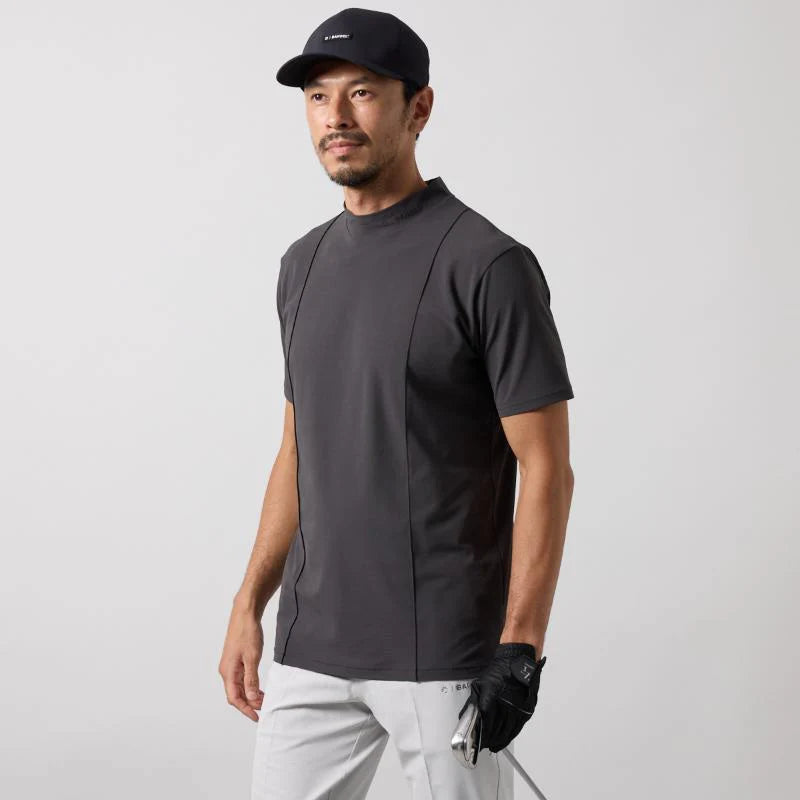 BANDEL SWITCH LOGO S/S MOCK NECK SHIRTS