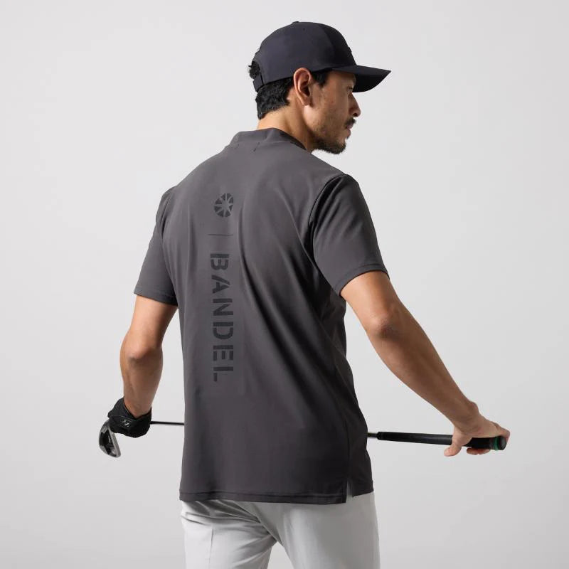 BANDEL SWITCH LOGO S/S MOCK NECK SHIRTS