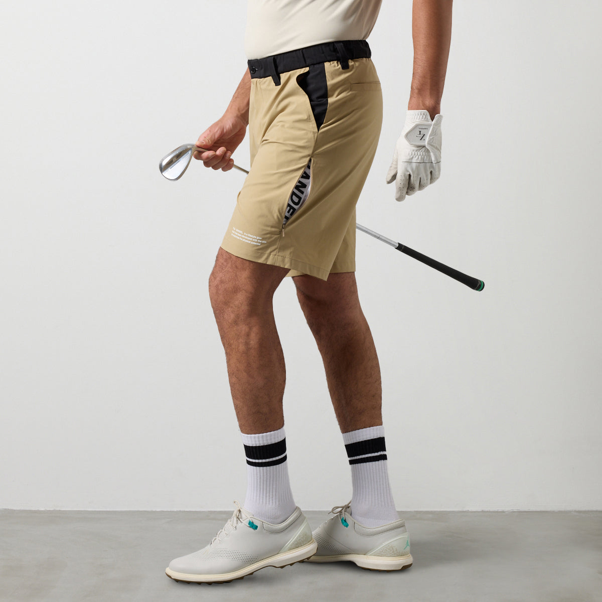 BANDEL GOLF VENTILATION WOVEN HALF PANTS