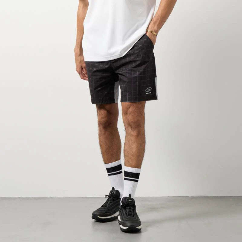 BANDEL GOLF バンデルゴルフ チェックスウィッチハーフパンツ BLACK