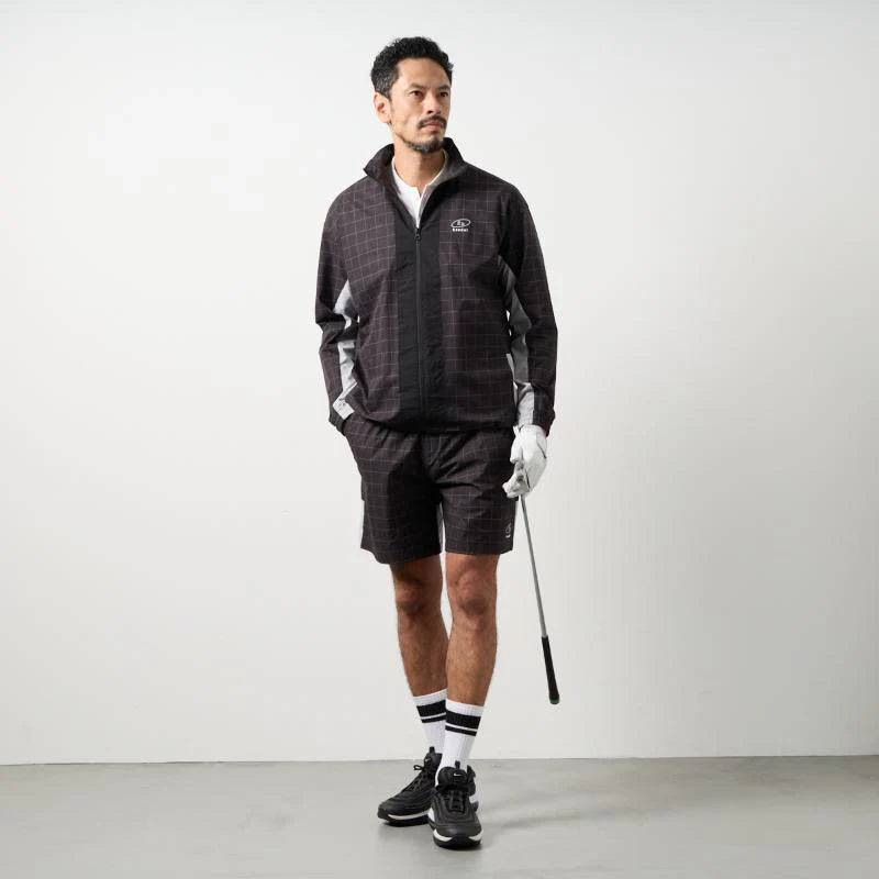 BANDEL GOLF バンデルゴルフ チェックスウィッチハーフパンツ BLACK