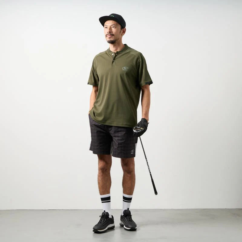 BANDEL GOLF バンデルゴルフ チェックスウィッチハーフパンツ BLACK