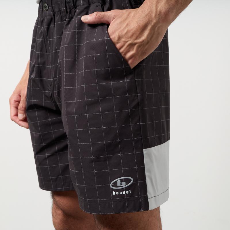 BANDEL GOLF バンデルゴルフ チェックスウィッチハーフパンツ BLACK