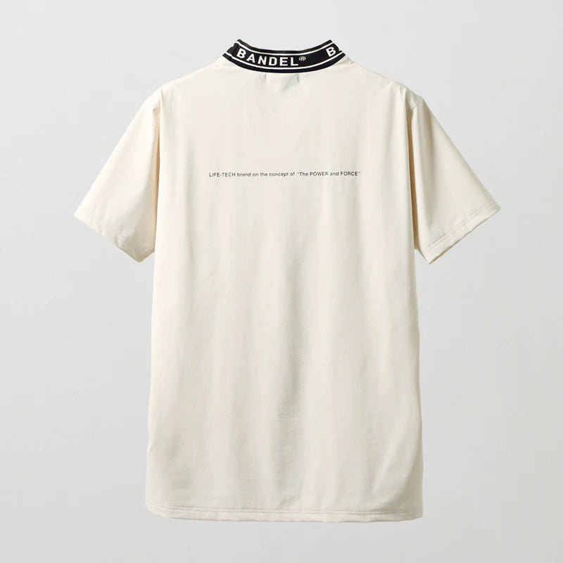 BANDEL GOLF ジャガードモックネック OFF-WHITE