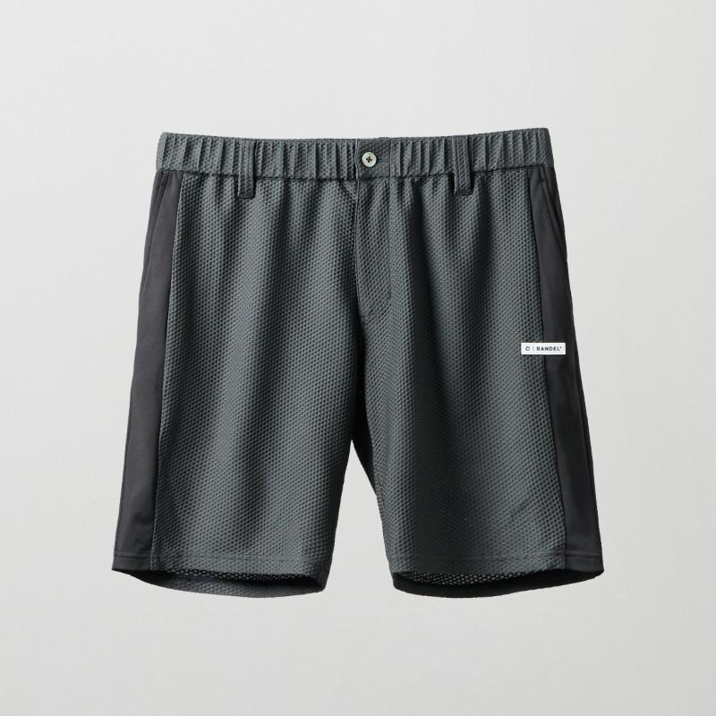 BANDEL GOLF ドライワッフルスウィッチハーフパンツ CHARCOAL GRAY