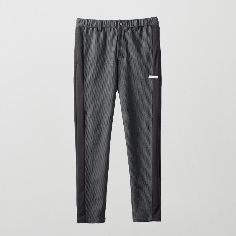 BANDEL GOLF ドライワッフルスウィッチテーパードパンツ CHARCOAL GRAY