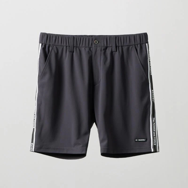 BANDEL GOLF コンセプトノーツテーピングハーフパンツ CHARCOAL GRAY