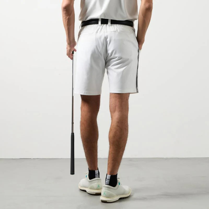 BANDEL GOLF コンセプトノーツテーピングハーフパンツ WHITE