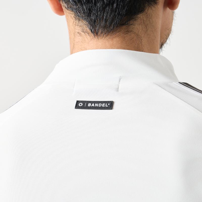 BANDEL GOLF コンセプトノーツテーピングモックネック WHITE