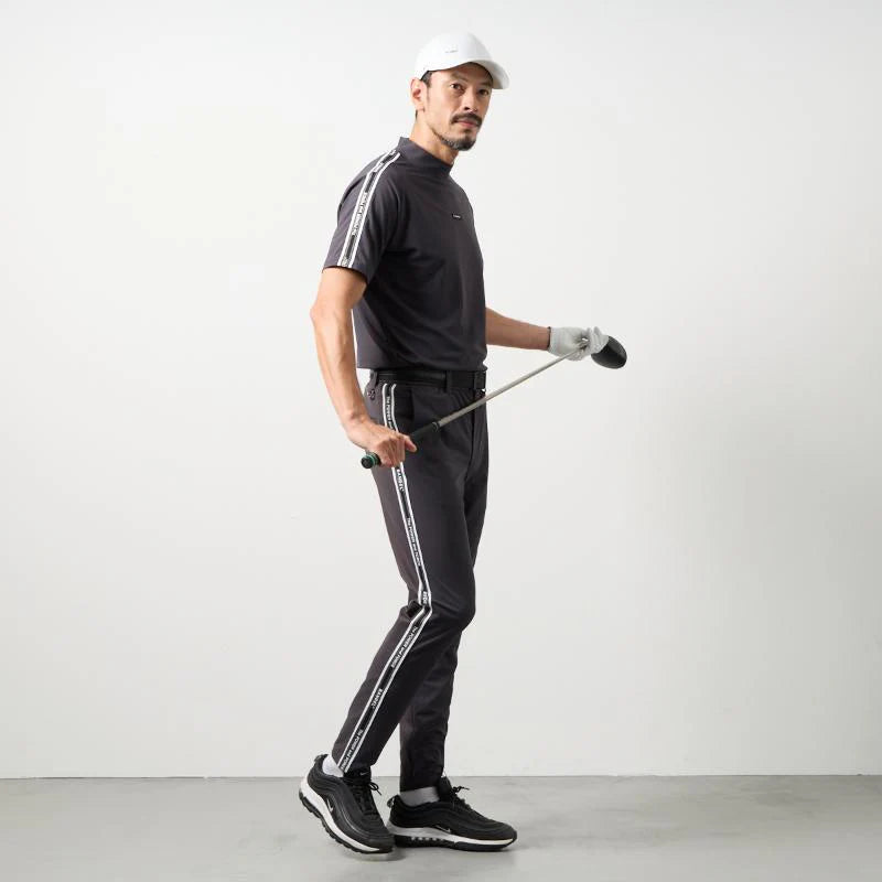 BANDEL GOLF コンセプトノーツテーピングテーパードパンツ CHARCOAL GRAY