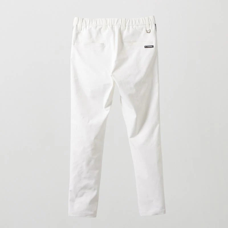 BANDEL GOLF コンセプトノーツテーピングテーパードパンツ WHITE