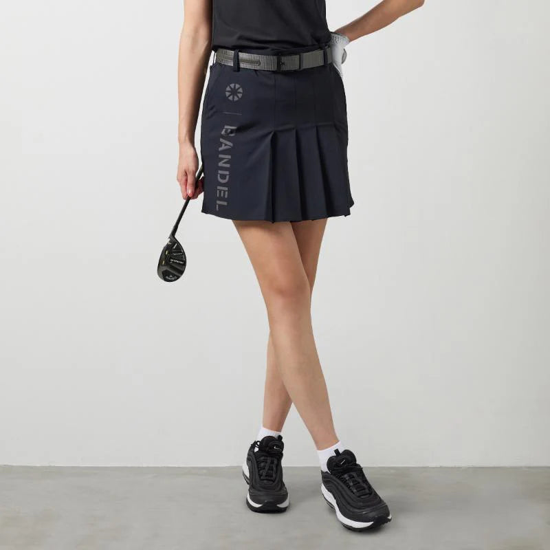 BANDEL GOLF WOMENS SWITCH LOGO PLEATS SKIRT
