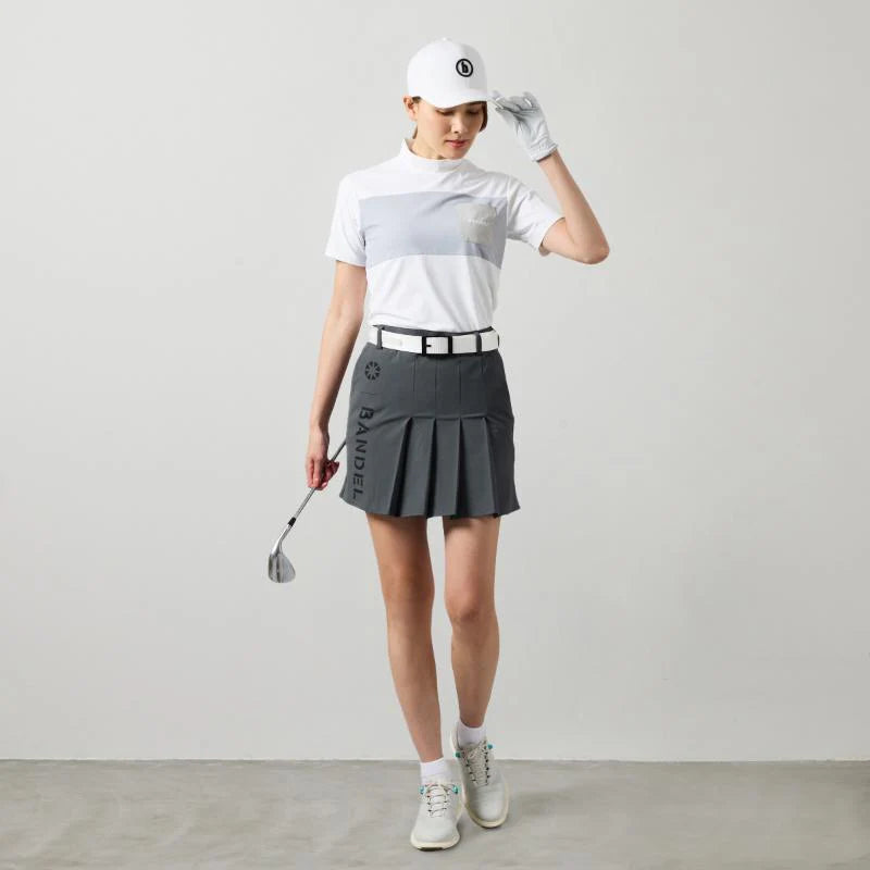 BANDEL GOLF WOMENS SWITCH LOGO PLEATS SKIRT