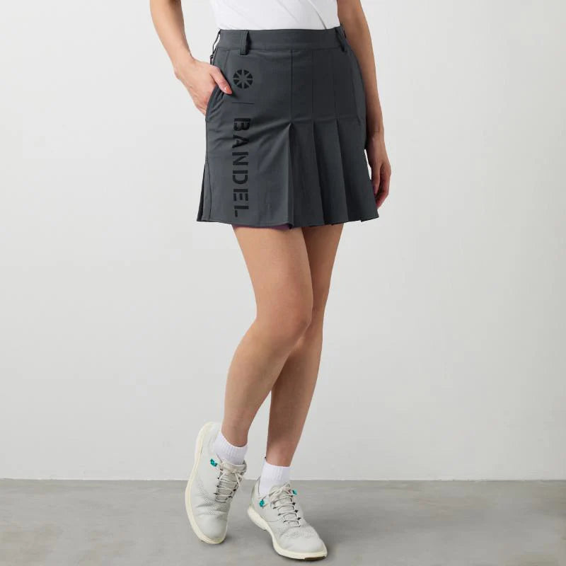 BANDEL GOLF WOMENS SWITCH LOGO PLEATS SKIRT