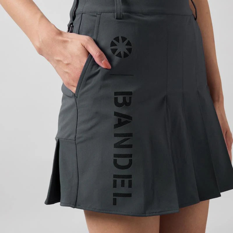 BANDEL GOLF WOMENS SWITCH LOGO PLEATS SKIRT
