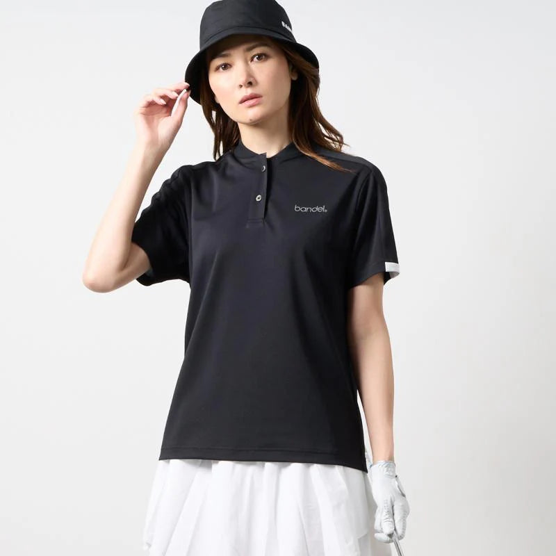 BANDEL GOLF ウィメンズ ベースボールカラーシャツ BLACK