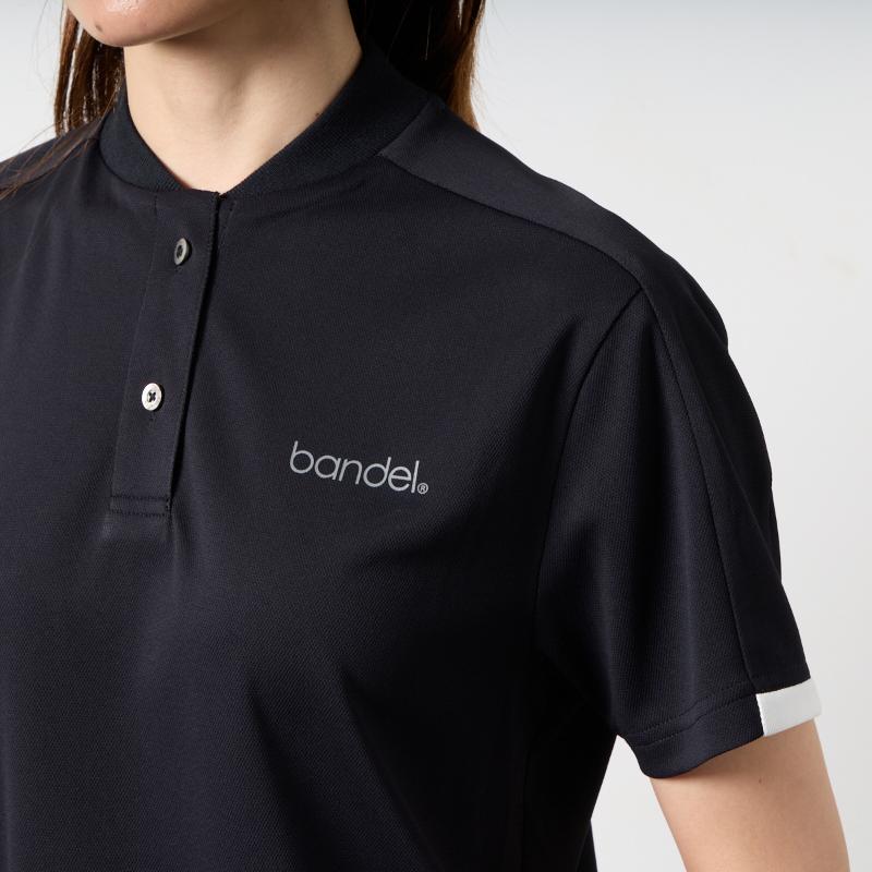 BANDEL GOLF ウィメンズ ベースボールカラーシャツ BLACK