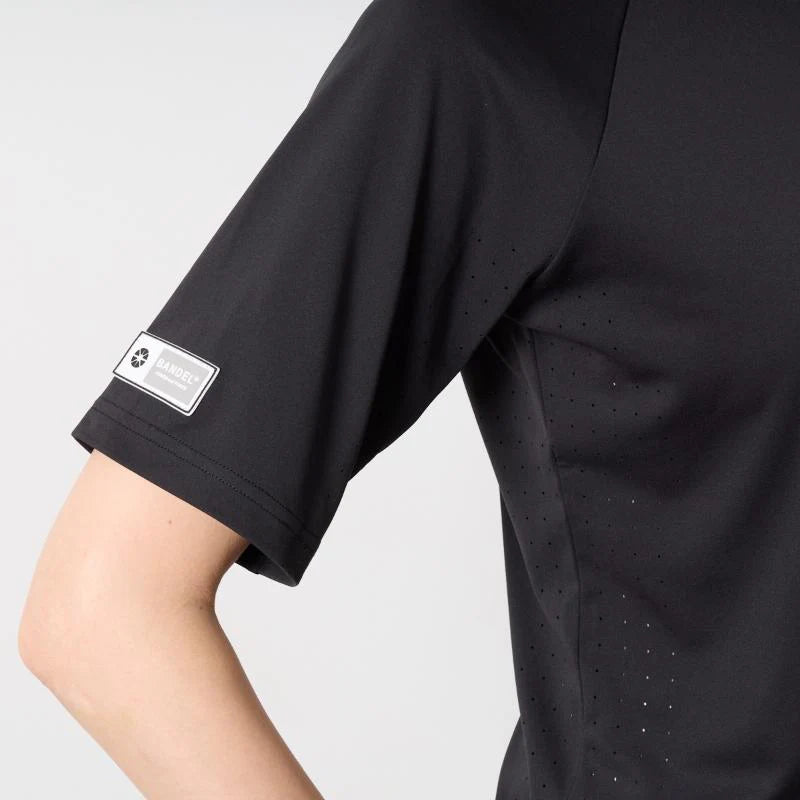 BANDEL GOLF ウィメンズ ヒートパンチングモックネック ブラック