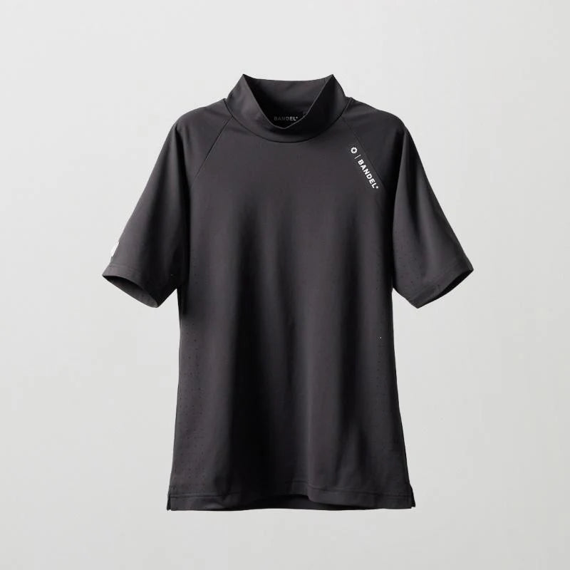 BANDEL GOLF ウィメンズ ヒートパンチングモックネック ブラック