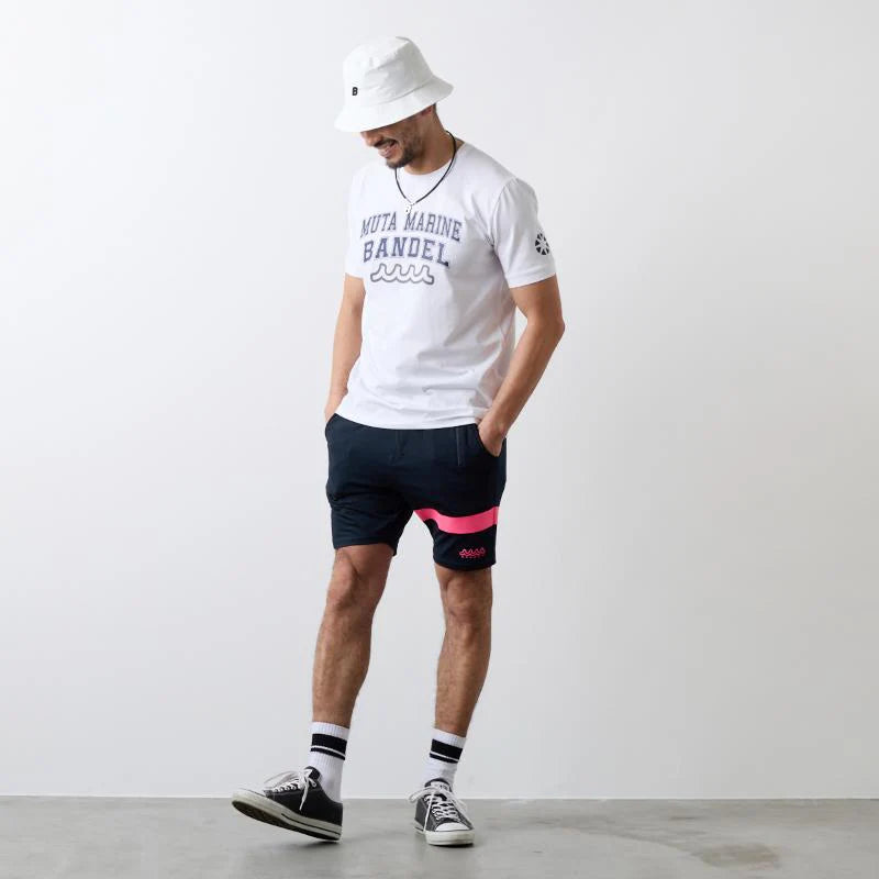 BANDEL x muta MARINE Line Rash Shorts