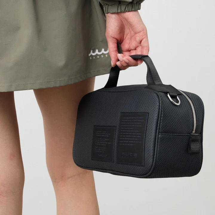 BANDEL×muta エシカルレザーポーチバッグ
