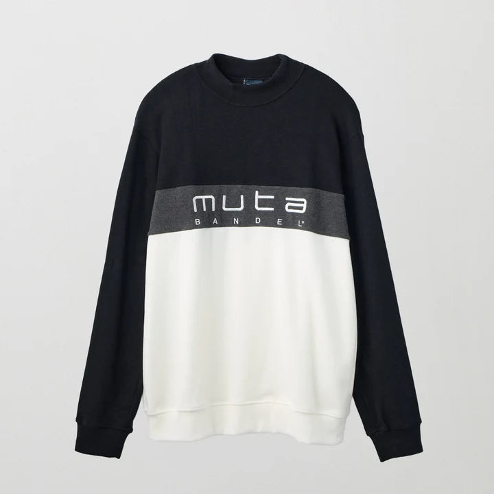 BANDEL×muta ライトニット モックネックプルオーバー