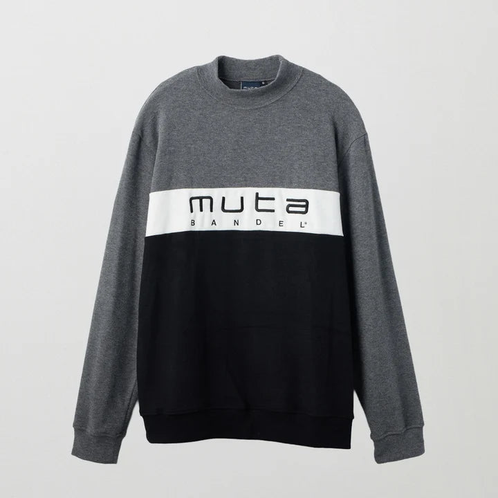 BANDEL×muta ライトニット モックネックプルオーバー
