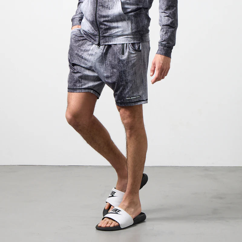 BANDEL×mutaクラッシュデニムラッシュパンツ